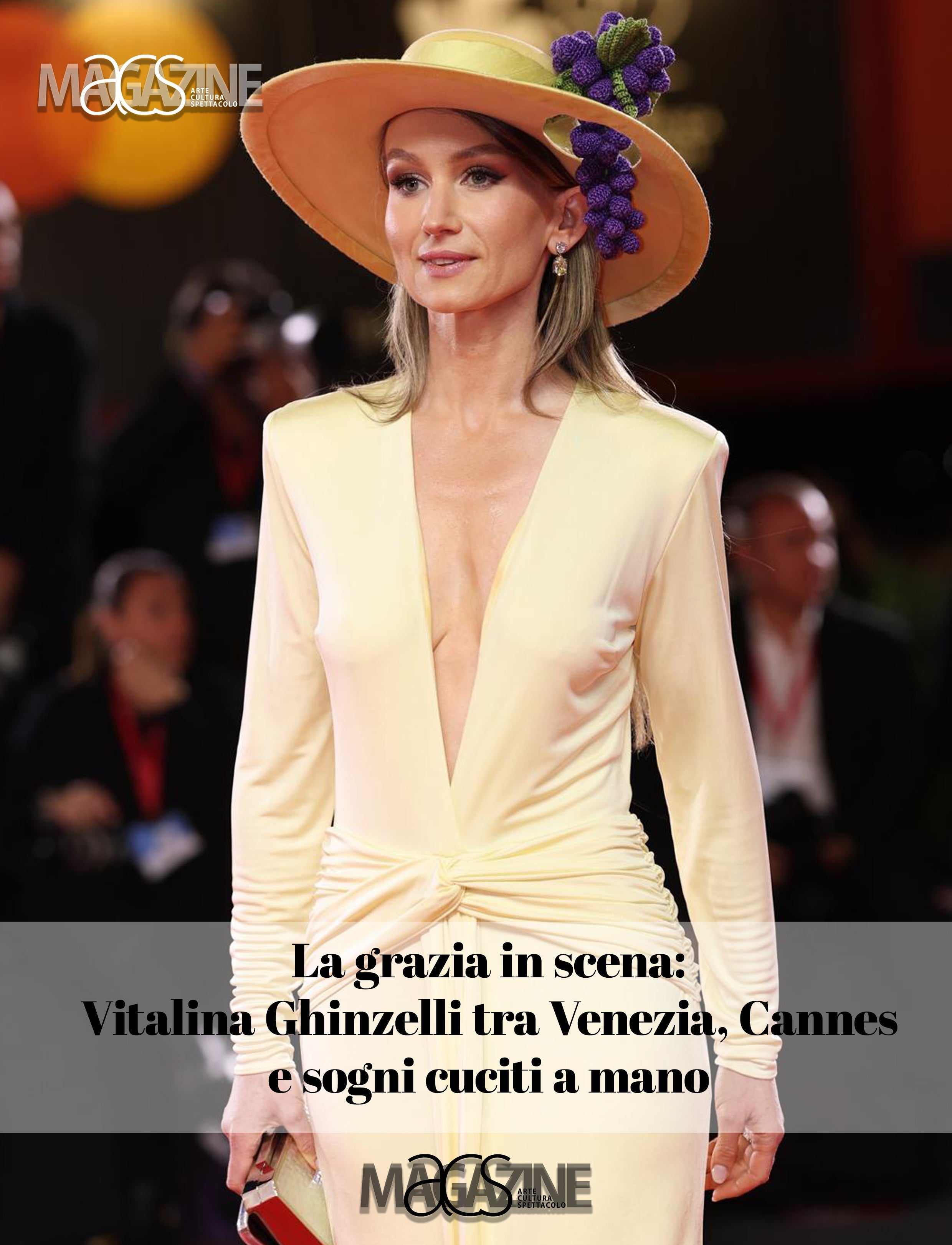 La grazia in scena: Vitalina Ghinzelli tra Venezia, Cannes e sogni cuciti a mano